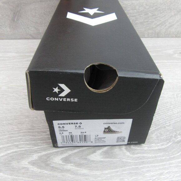 Converse Chuck Taylor All Star HI Archive Stars Womens Size 7.5 Navy NEW - Picture 13 of 14